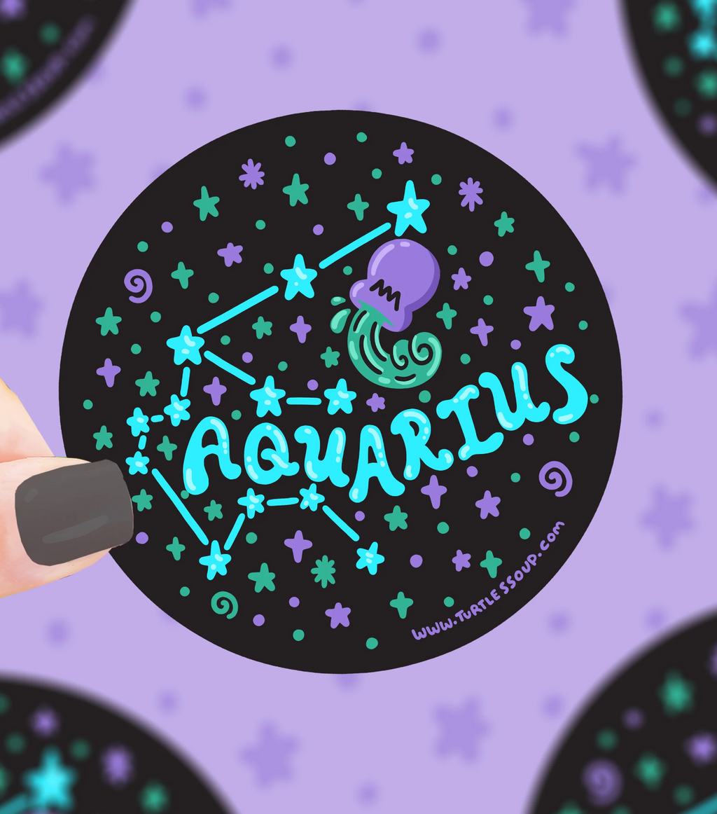 Constellation Zodiac Holographic Sticker