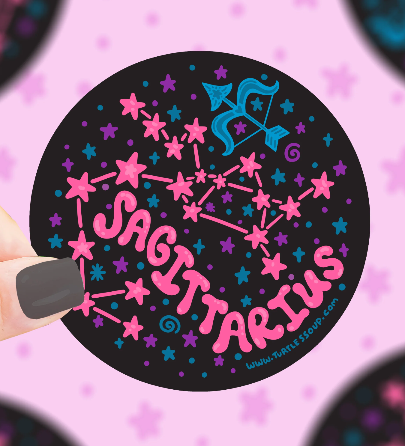 Constellation Zodiac Holographic Sticker