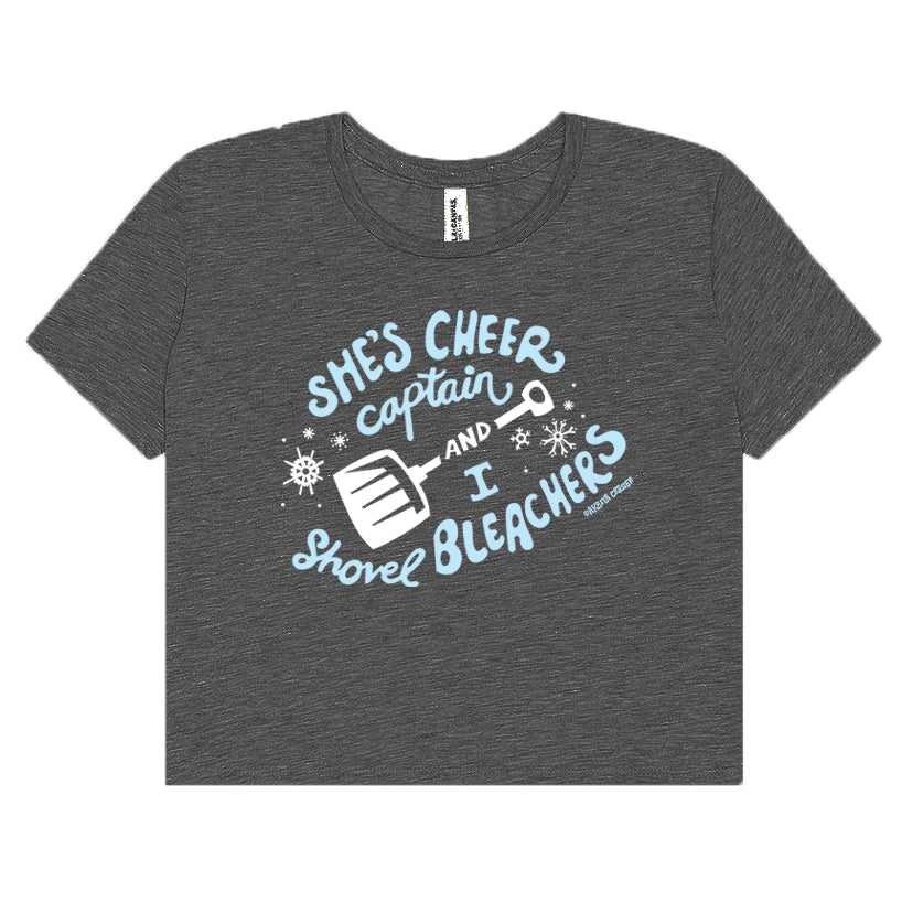 Shovel Bleachers Flowy Crop Tee - PLEASE READ SIZING