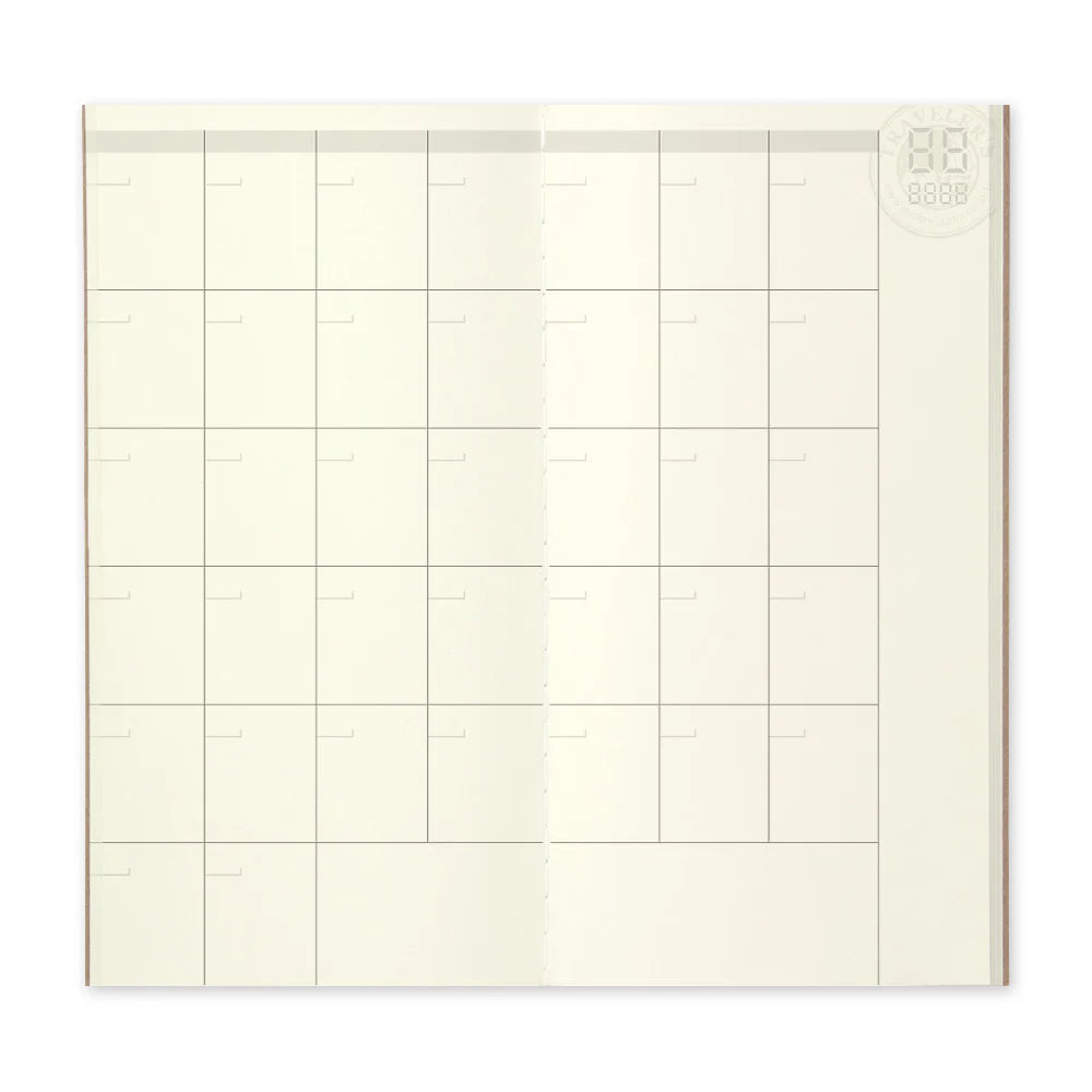 Traveler's Notebook 017 Free Diary (Monthly)