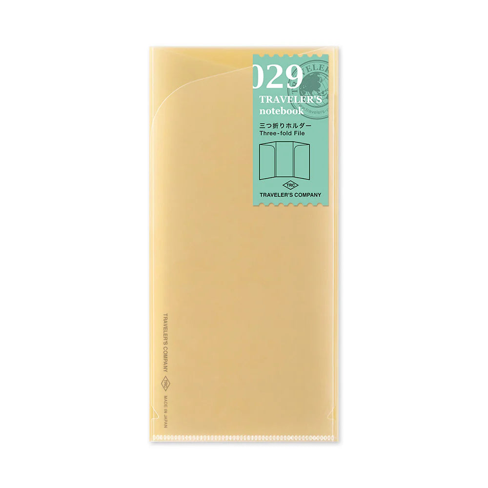 Traveler's Notebook 029 Three-Fold File