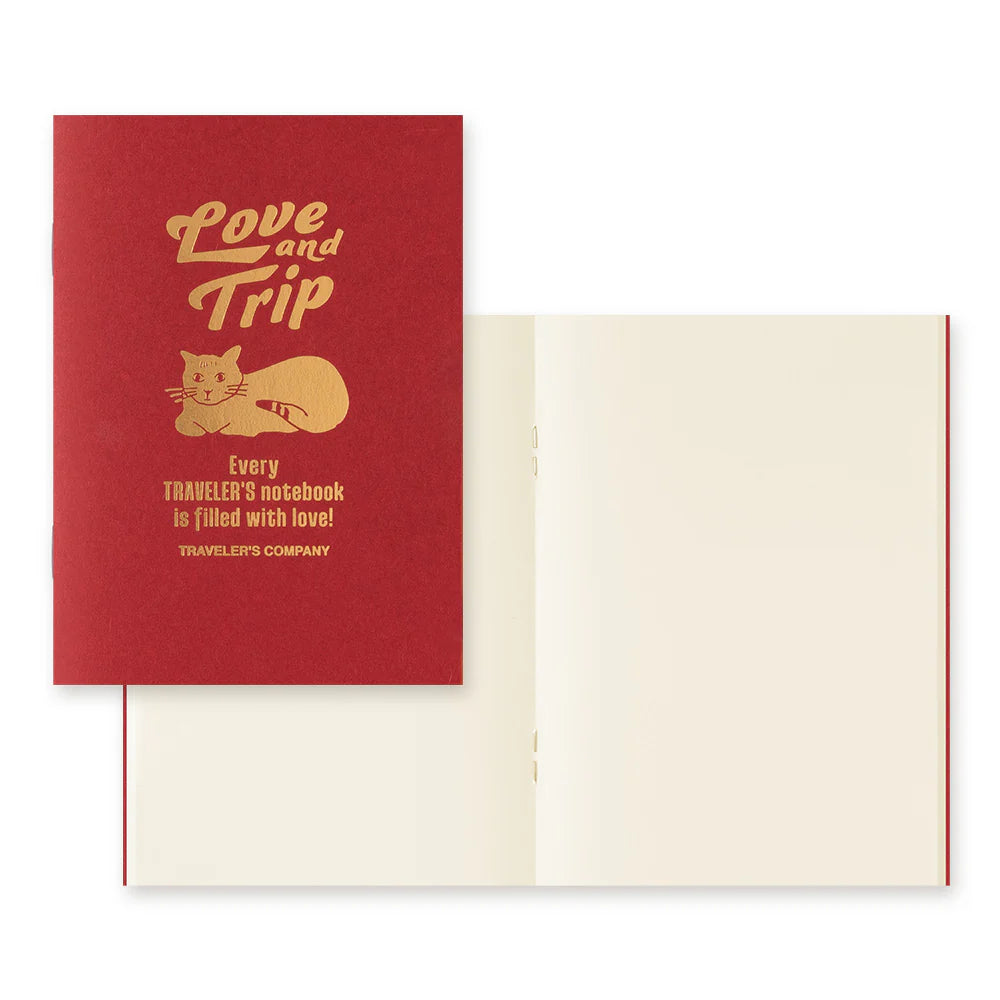 LIMITED EDITION Traveler's Notebook Love and Trip Passport Refill