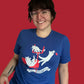The Meowfia T-Shirt in Blue