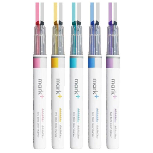 Kokuyo Double Highlighter- Pastel