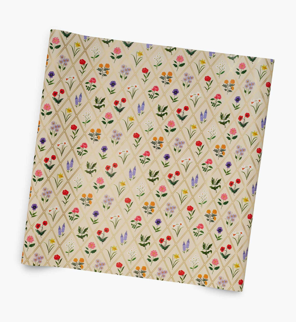Garden Study Wrapping Paper - Continuous Roll