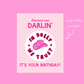 Dolly Parton Birthday Sticker Card