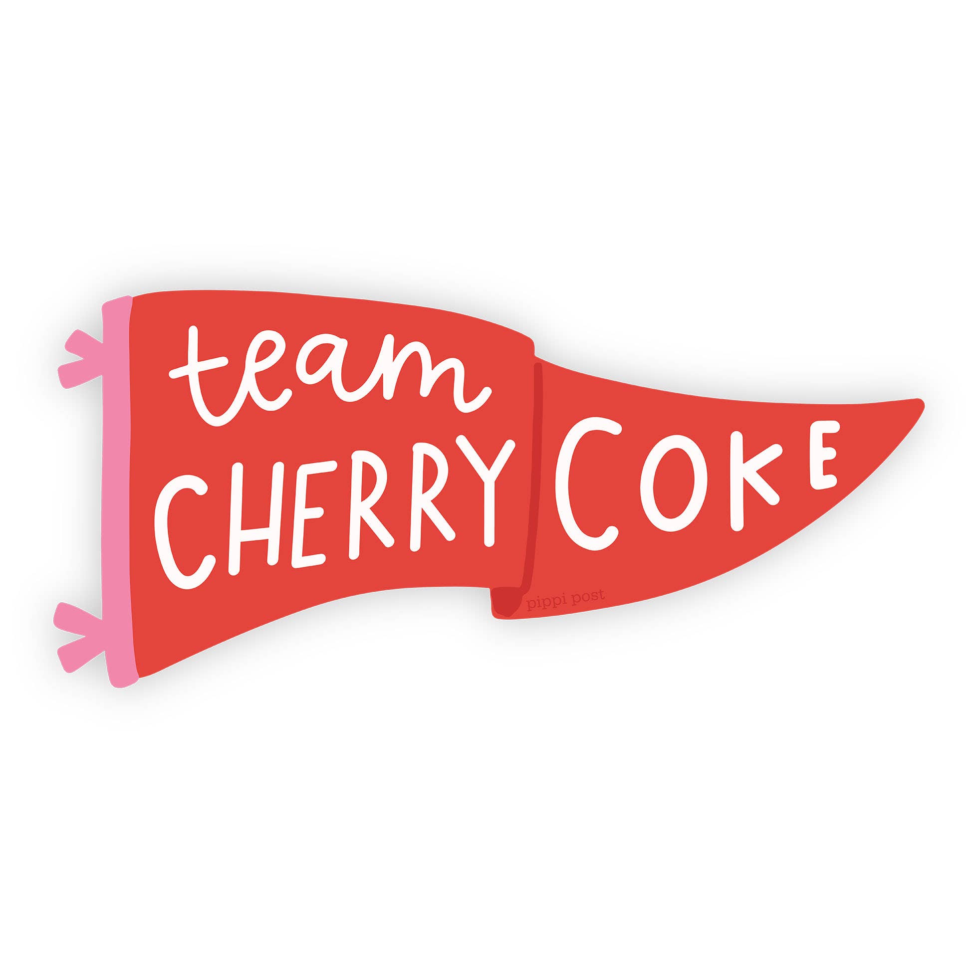 Team Cherry Coke Decal Sticker