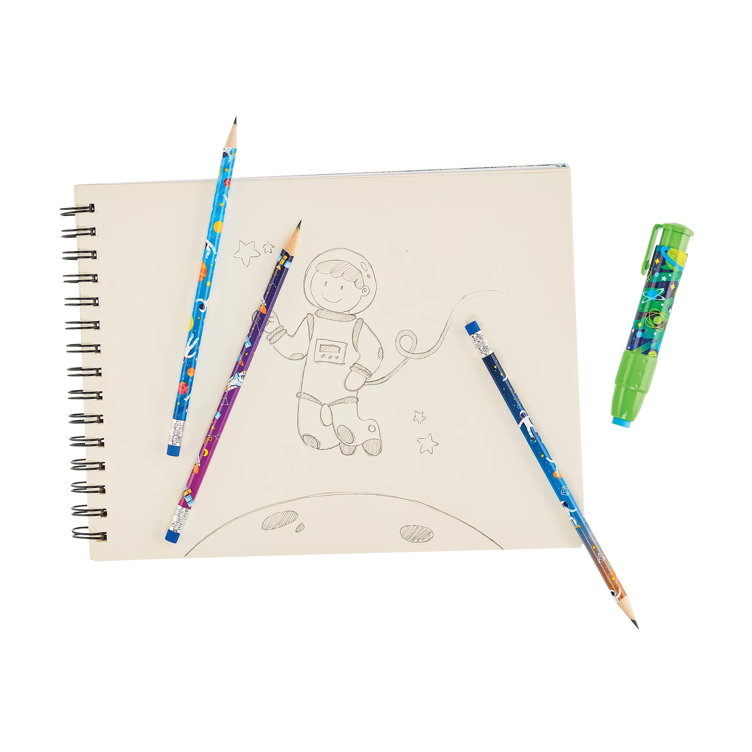 Astronaut Graphite Pencils - Set of 12