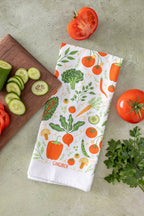 Vegetable Tea Towel - Garden Kitchen