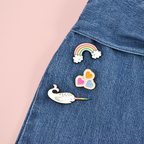 Enamel Pins: Fuck Flag