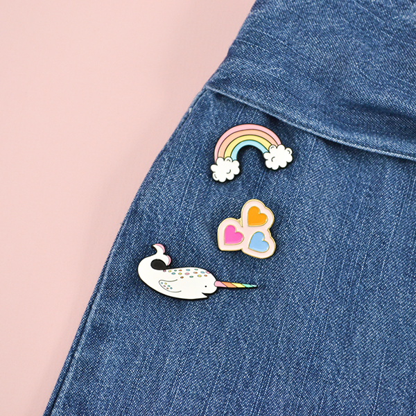 Enamel Pins: Fuck Flag