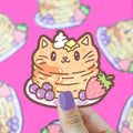 Pancake Kitty Breakfast Sticker
