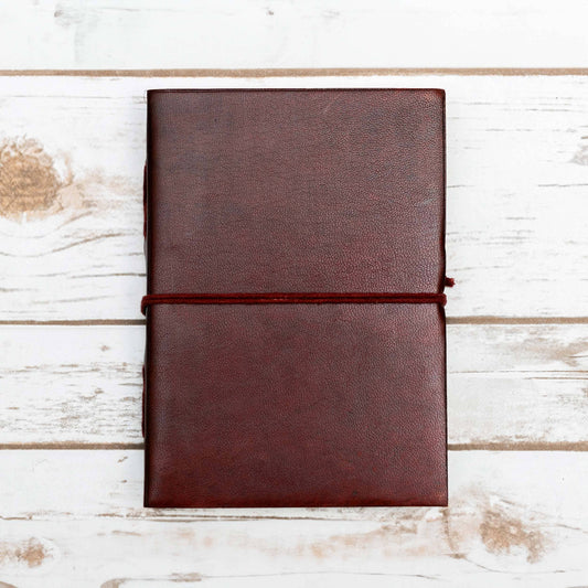 Dark Brown Leather Journals - 5x7: Leather / Brown