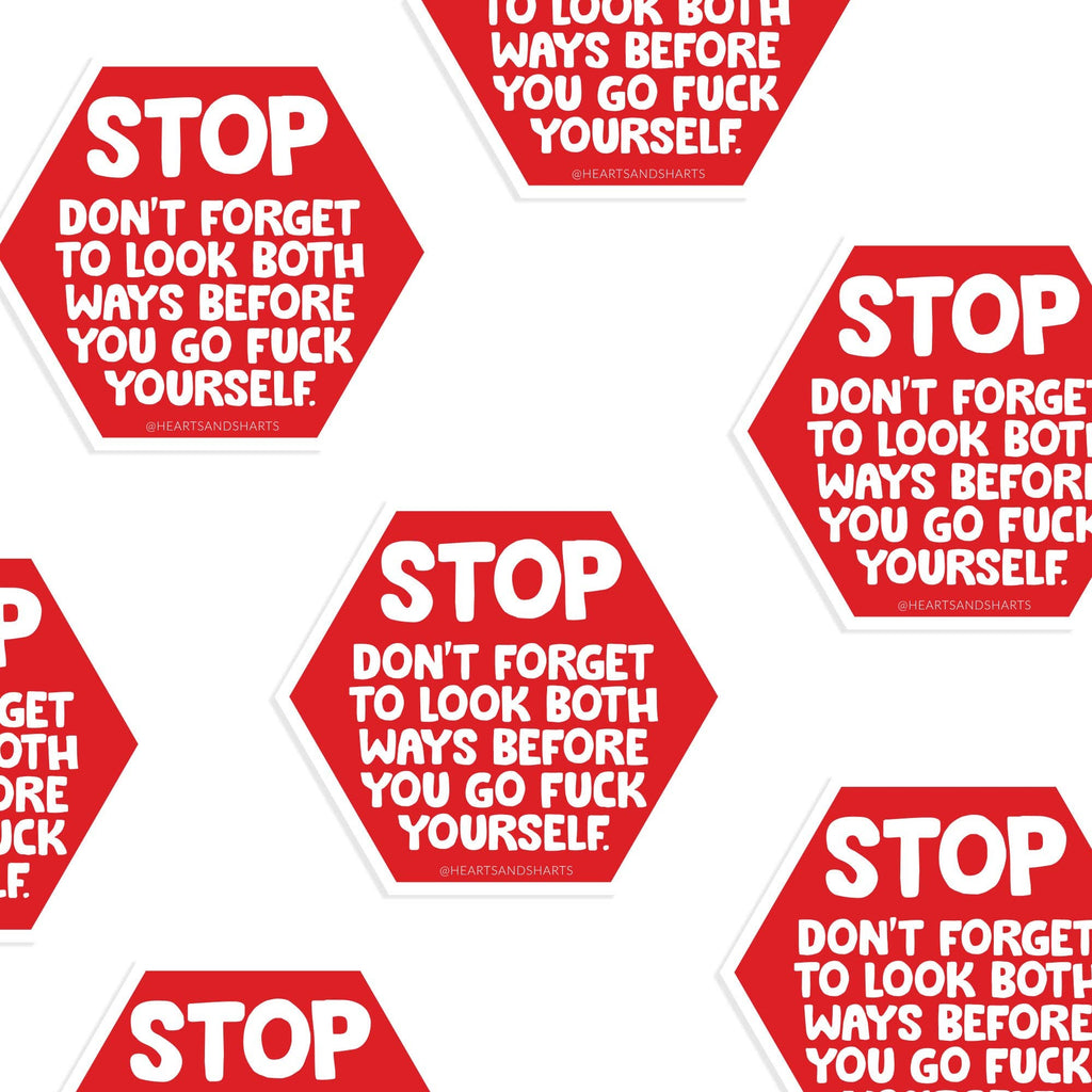 Stop Sign Sticker