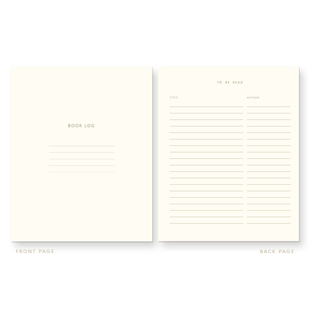 Book Report Book Log Journal