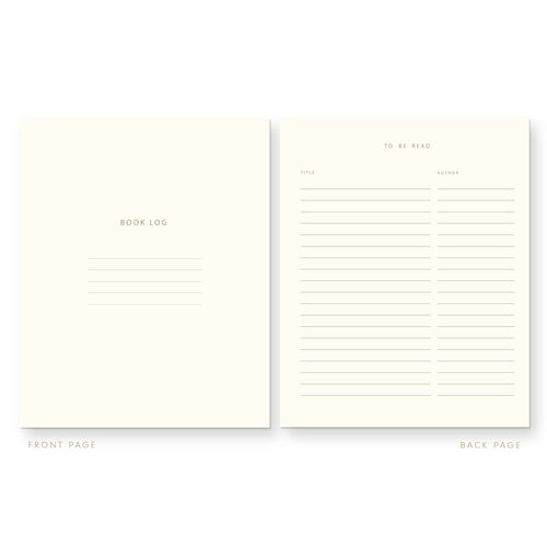 Book Report Book Log Journal