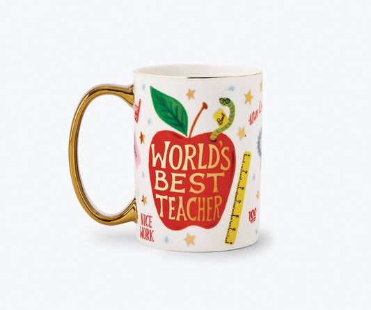 World's Best Teacher Porcelain Mug