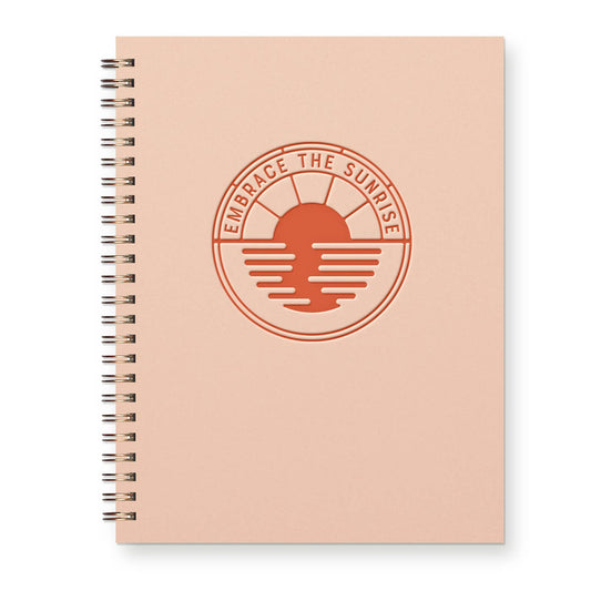 Embrace The Sunrise Journal: Lined Notebook