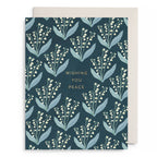 Lily of the Valley Sympathy Greeting Card