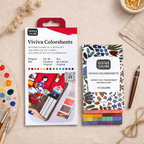 Original Colorsheets - 16 Watercolors | Handmade | Portable