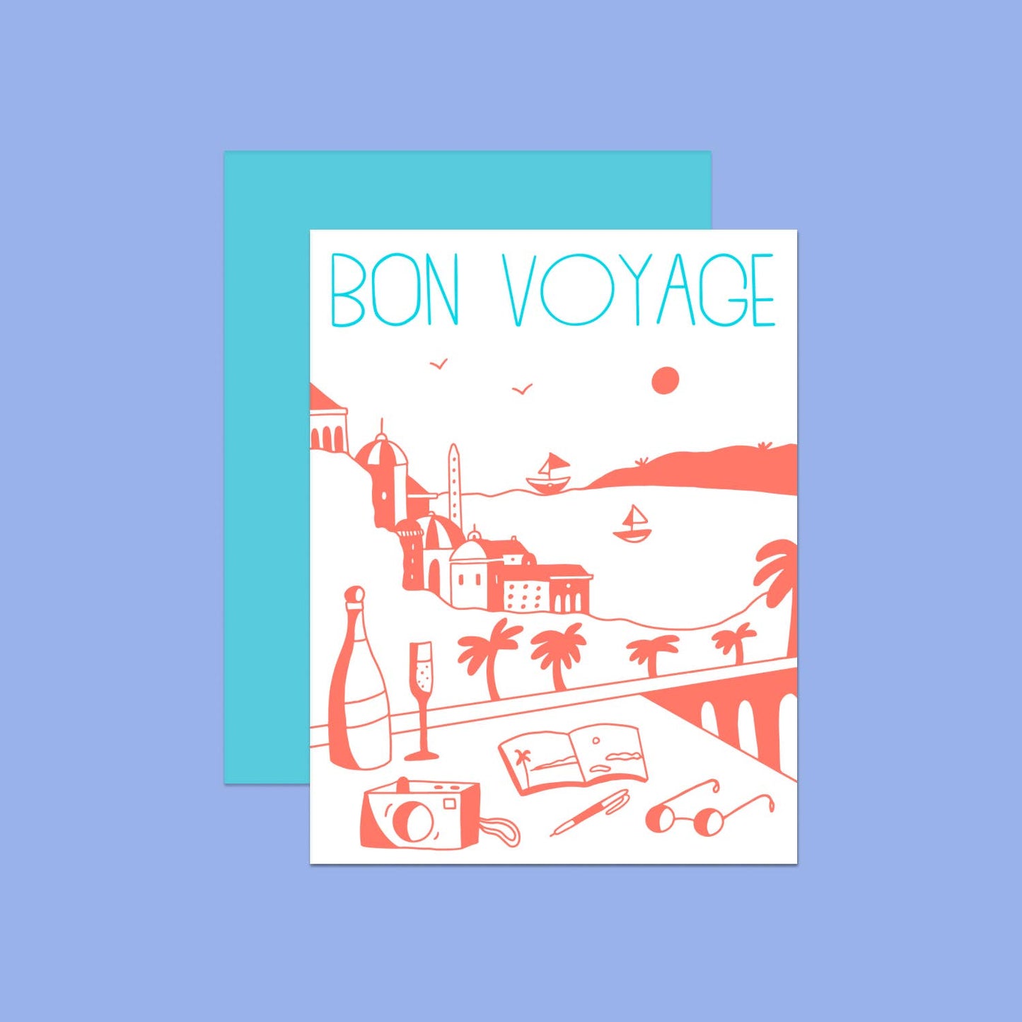 Bon Voyage Greeting Card