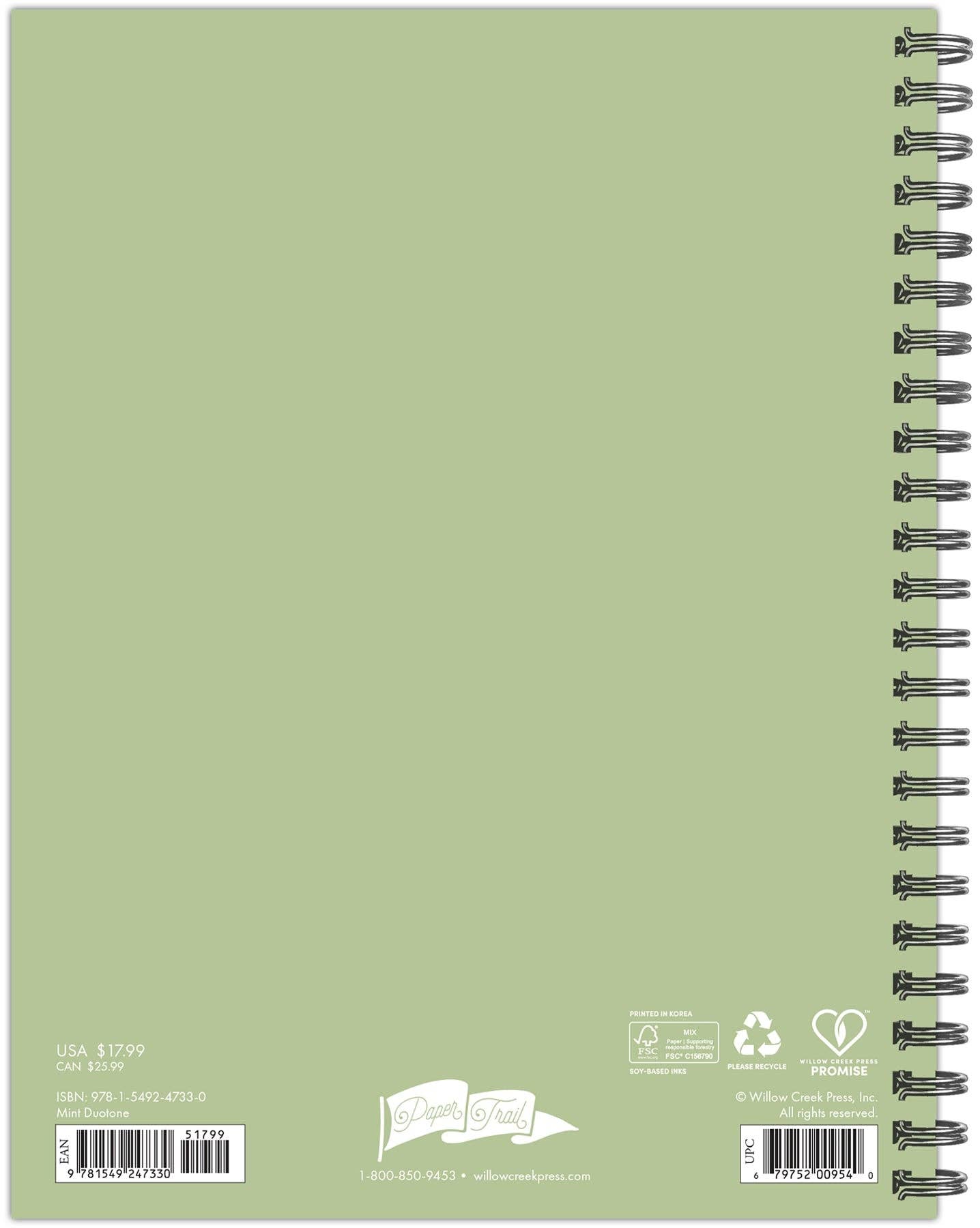 Mint Duotone 2025 Softcover Weekly Planner