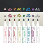 Vivid Pop! Water-Based Paint Markers: Metallic