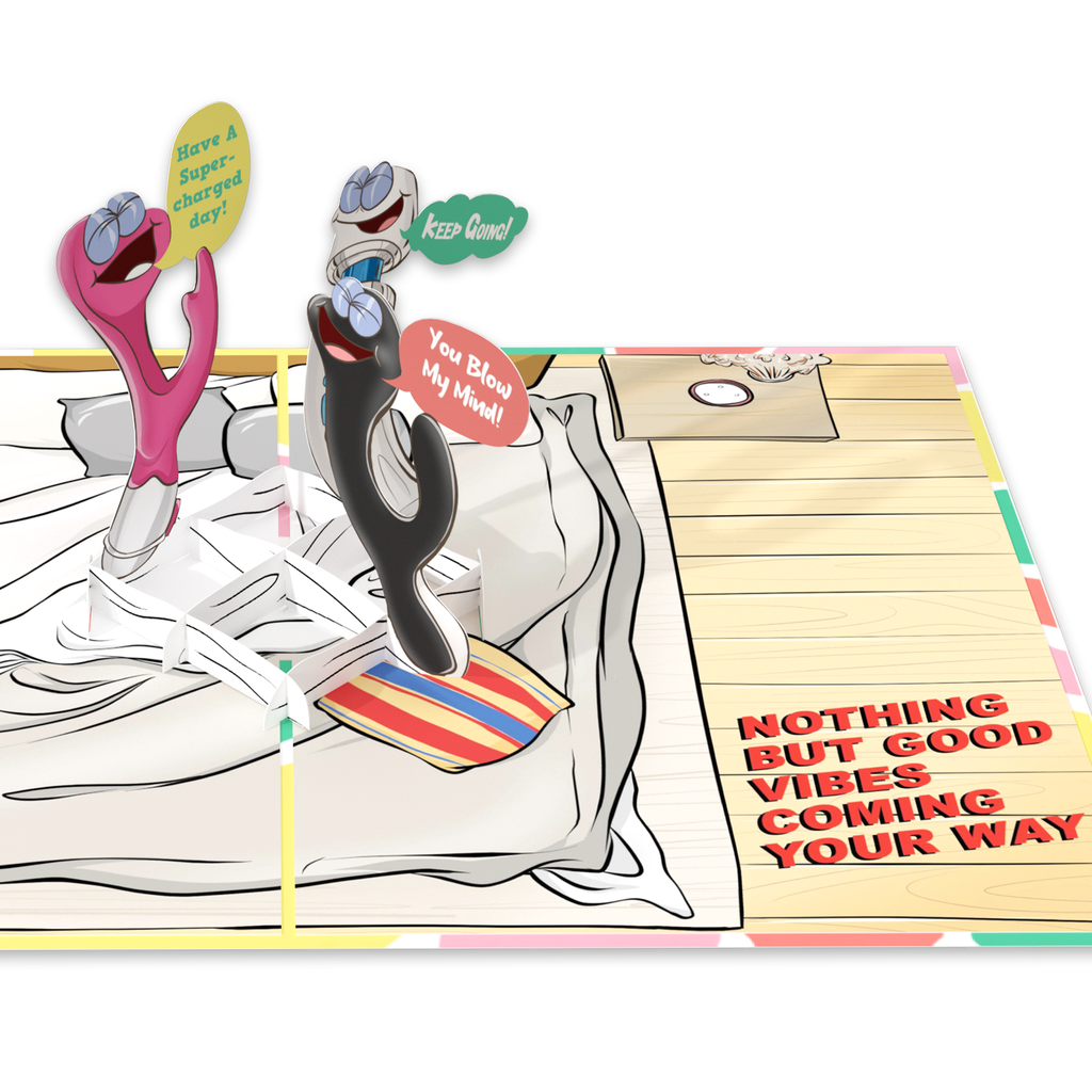 Good Vibes Only 3D Birthday Card