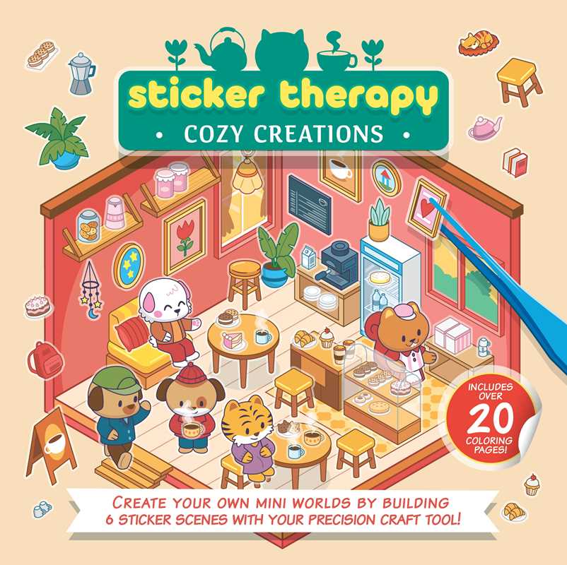Sticker Therapy: Cozy Creations by IglooBooks