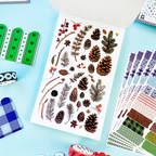 Winter Whimsy Junk Journal Sticker Book
