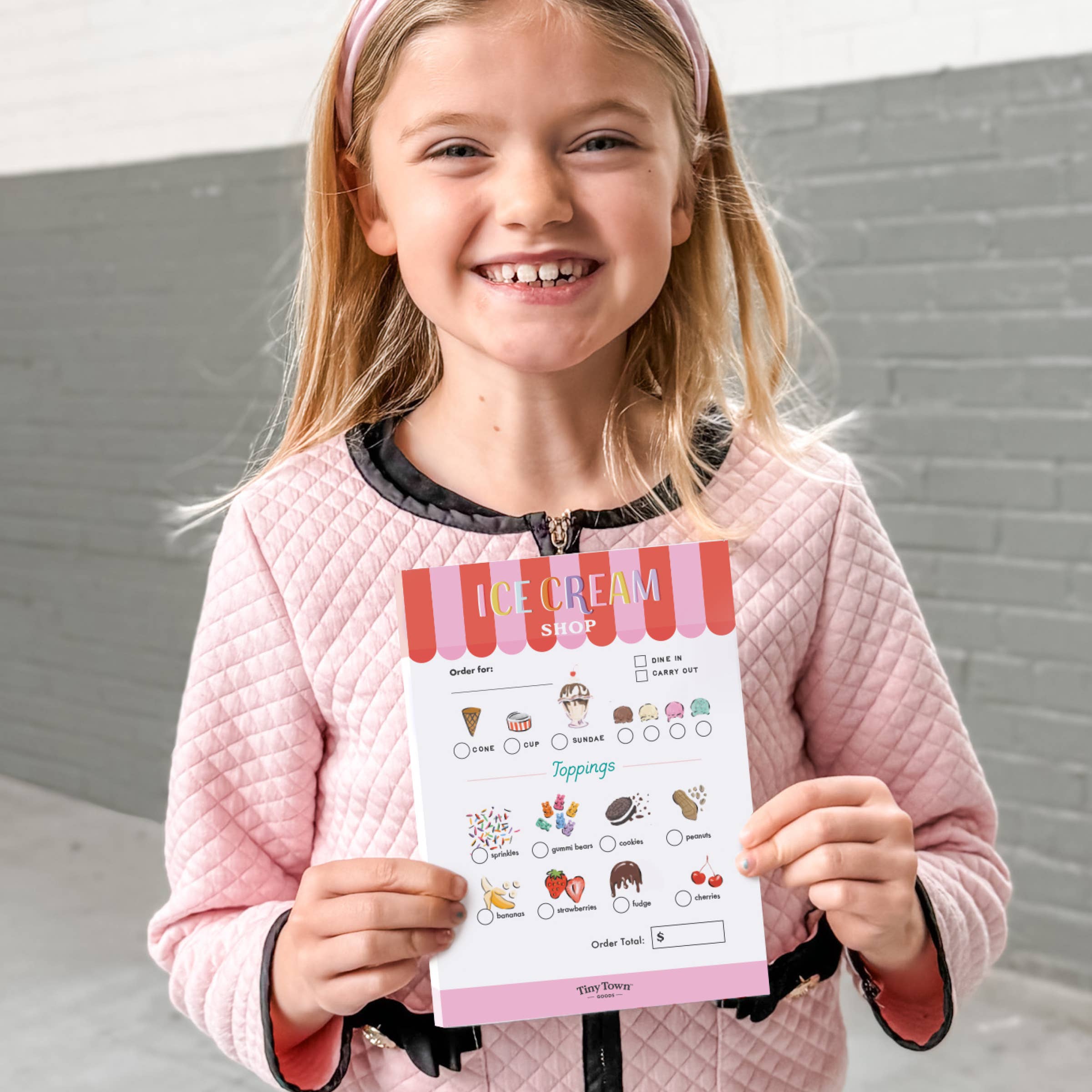 Inklings Tiny Town™ Play Notepad - Ice Cream Shop