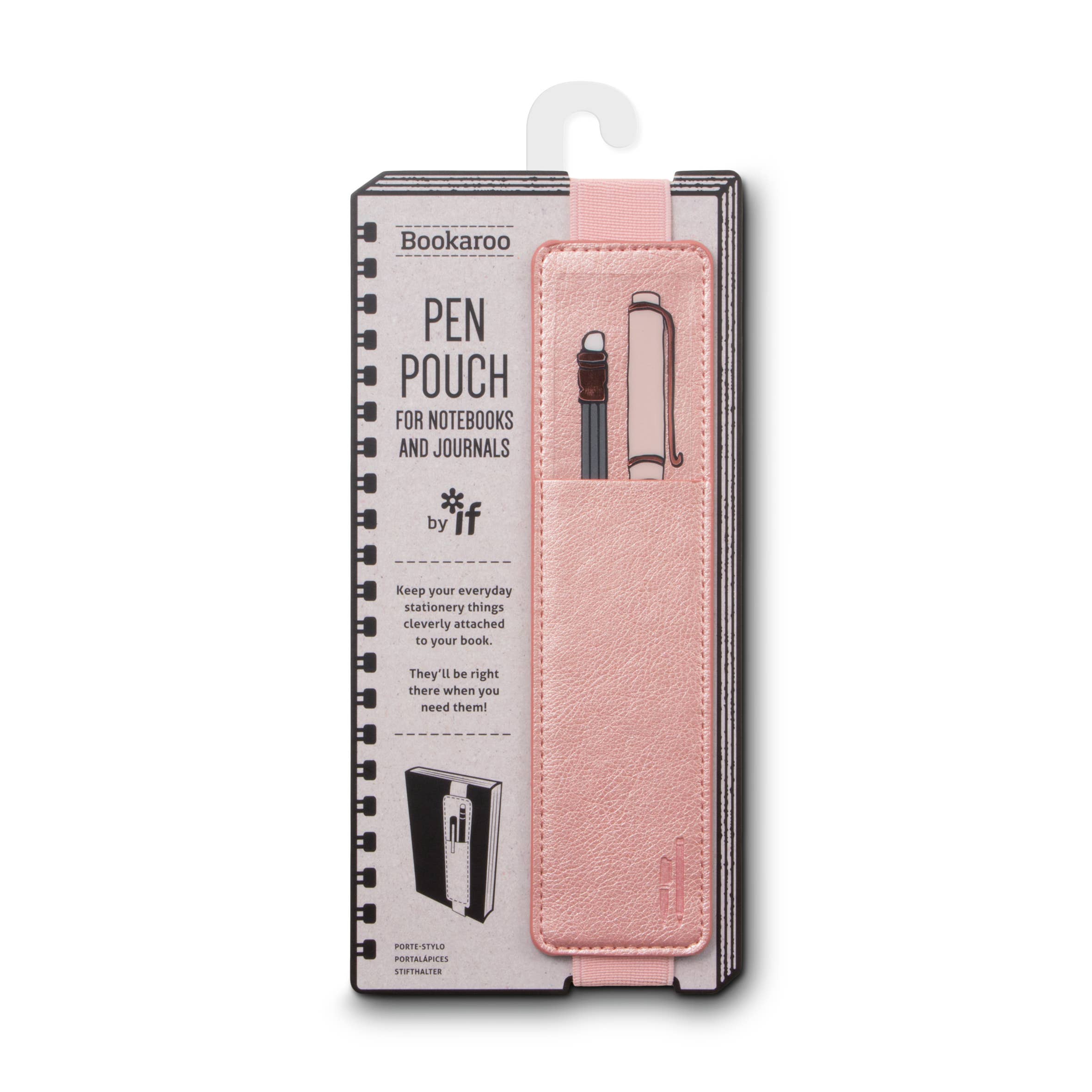 Bookaroo Pen Pouch- Rose Gold