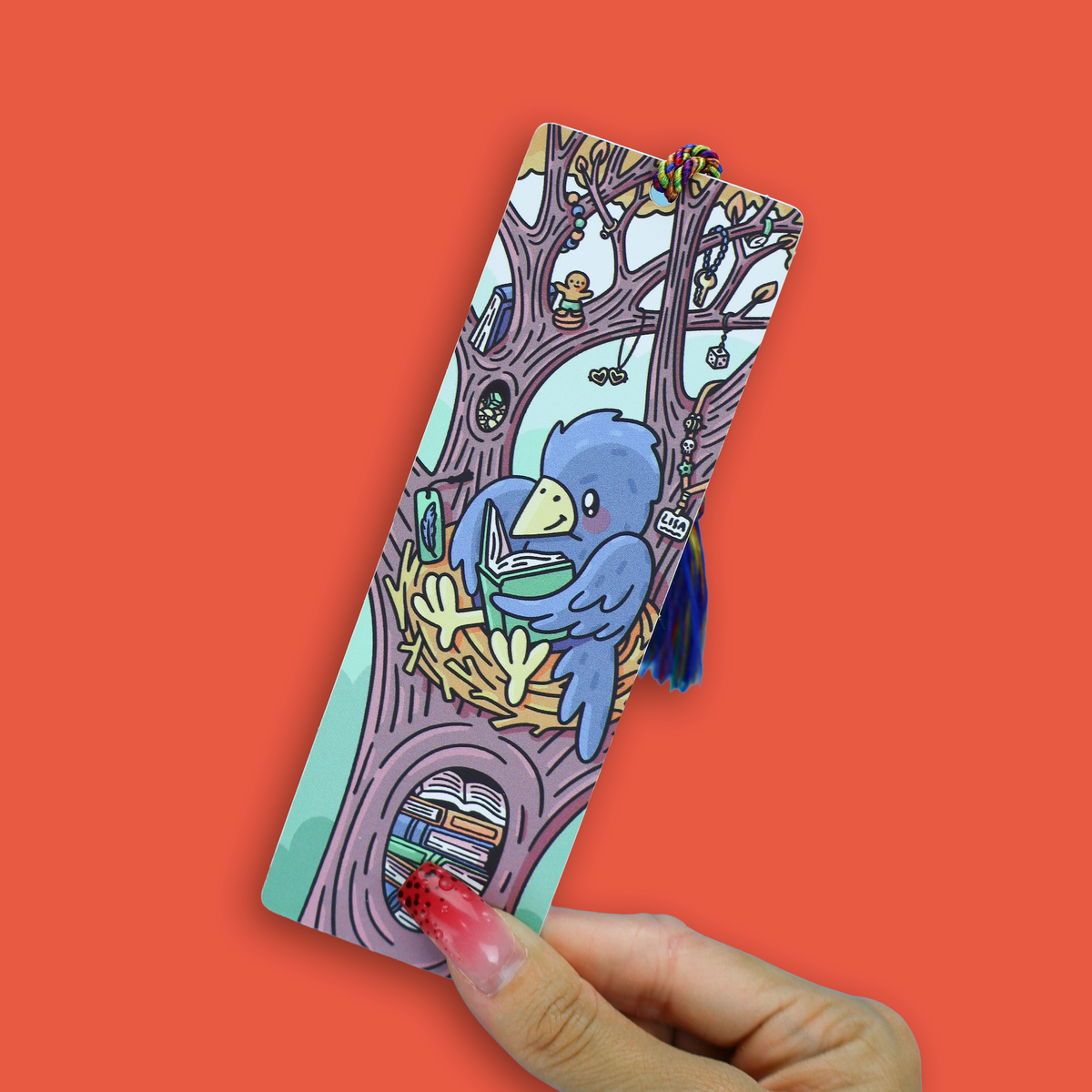 Crow Book Collector Bookmark