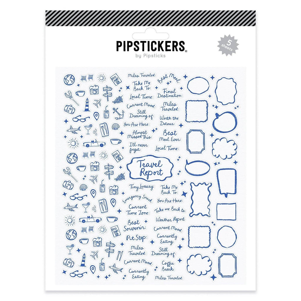 Travel Report Journaling Label (5ct)