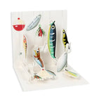 Fishing Lures Pop-Up Card