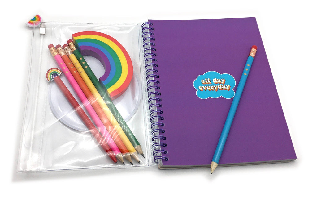 Enamel Rainbow Charm Pen
