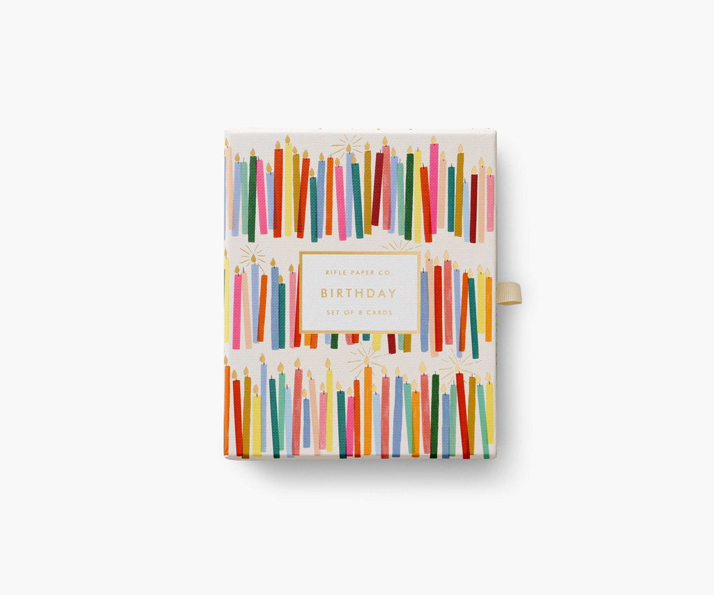 Birthday Candles - Keepsake Card Box