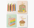 Birthday Candles - Keepsake Card Box