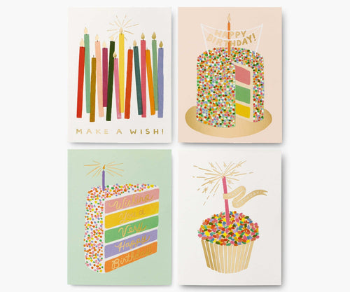 Birthday Candles - Keepsake Card Box