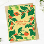 "Another year of growth" Tomato Birthday Card