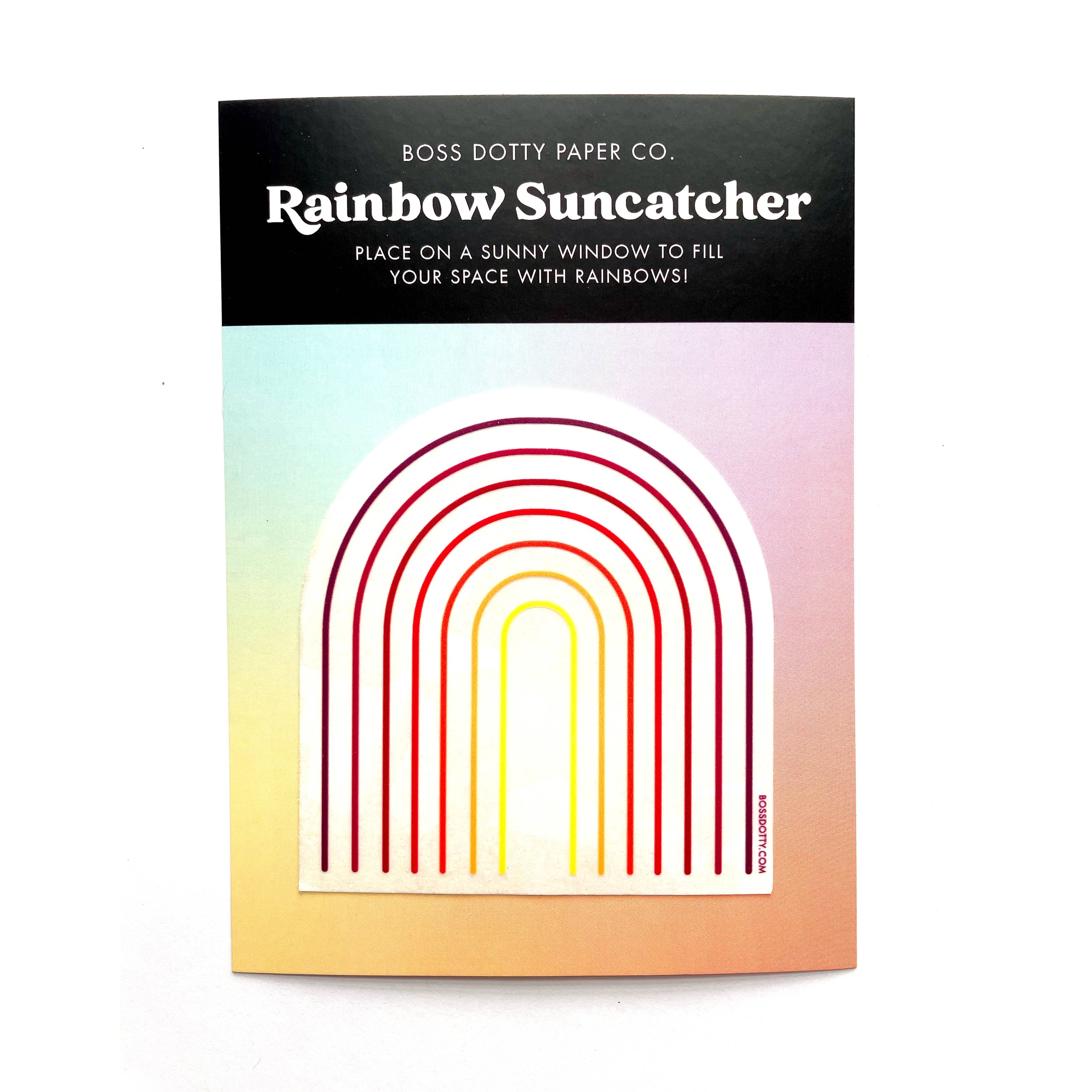 Retro Rainbow Suncatcher Sticker