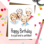 Golden Friendship | Pop Culture Birthday Card