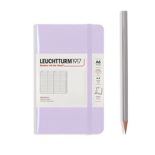 Leuchtturm Pocket Address Book- Lilac