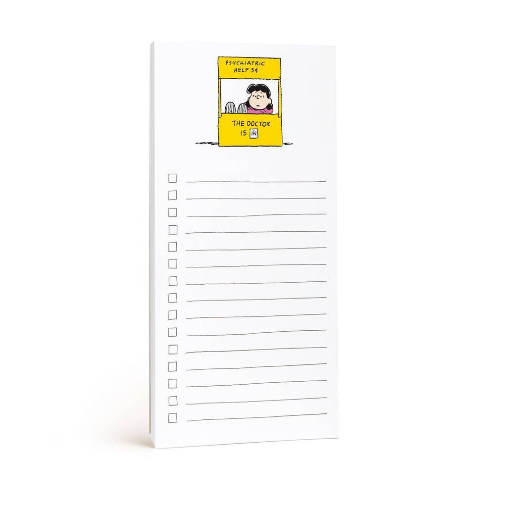 E. Frances x Peanuts® Lucy Market List NotePad