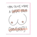 Great Pair Bewbs Card