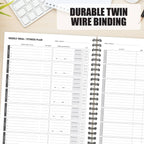 Undated Monthly Fitness Planner 8.5" x 11"