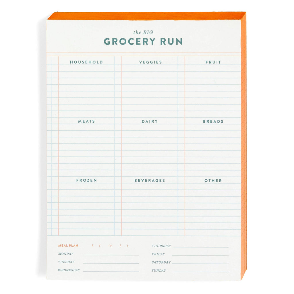 The Big Grocery Run Notepad