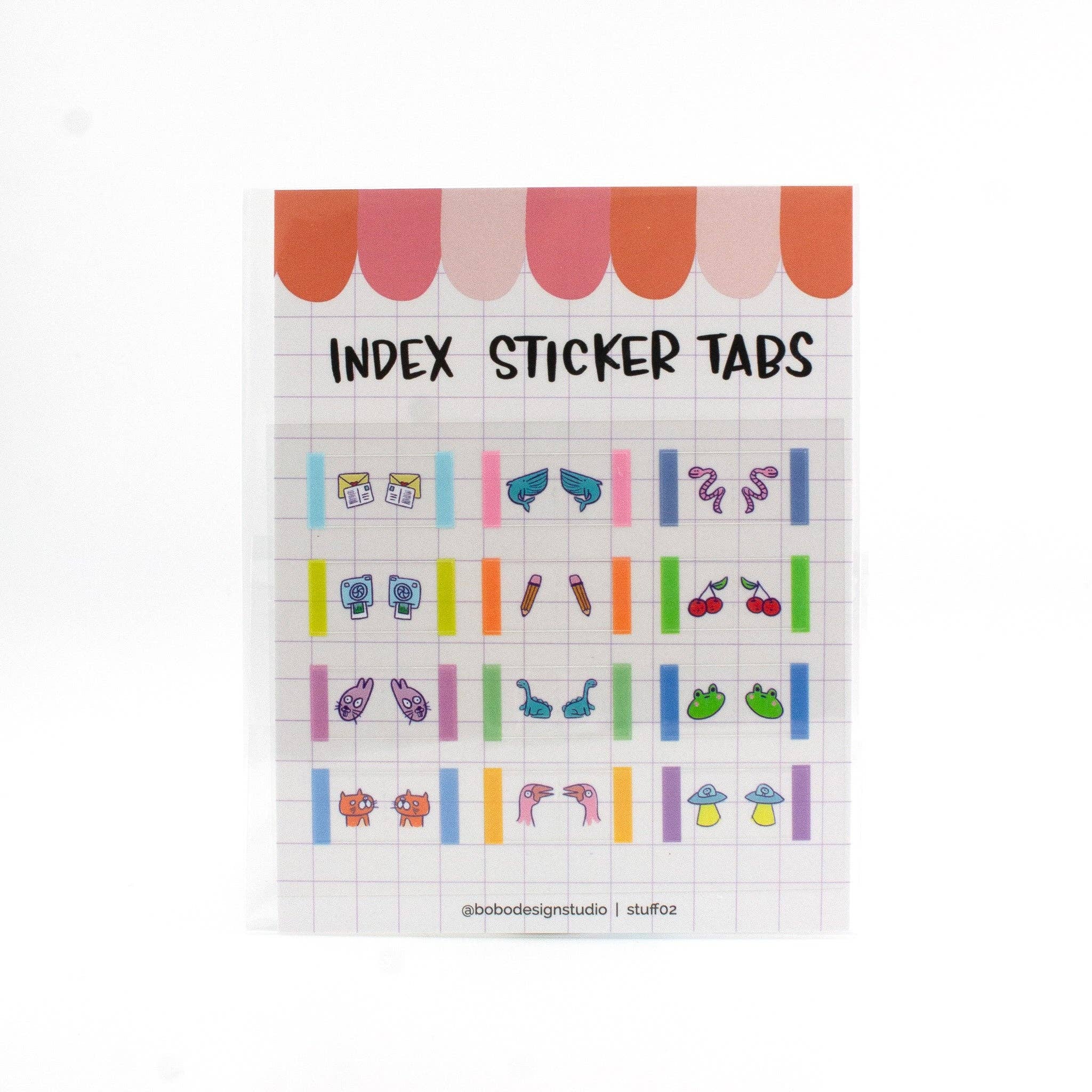 Planner Index Sticker Tabs - Stuff #2