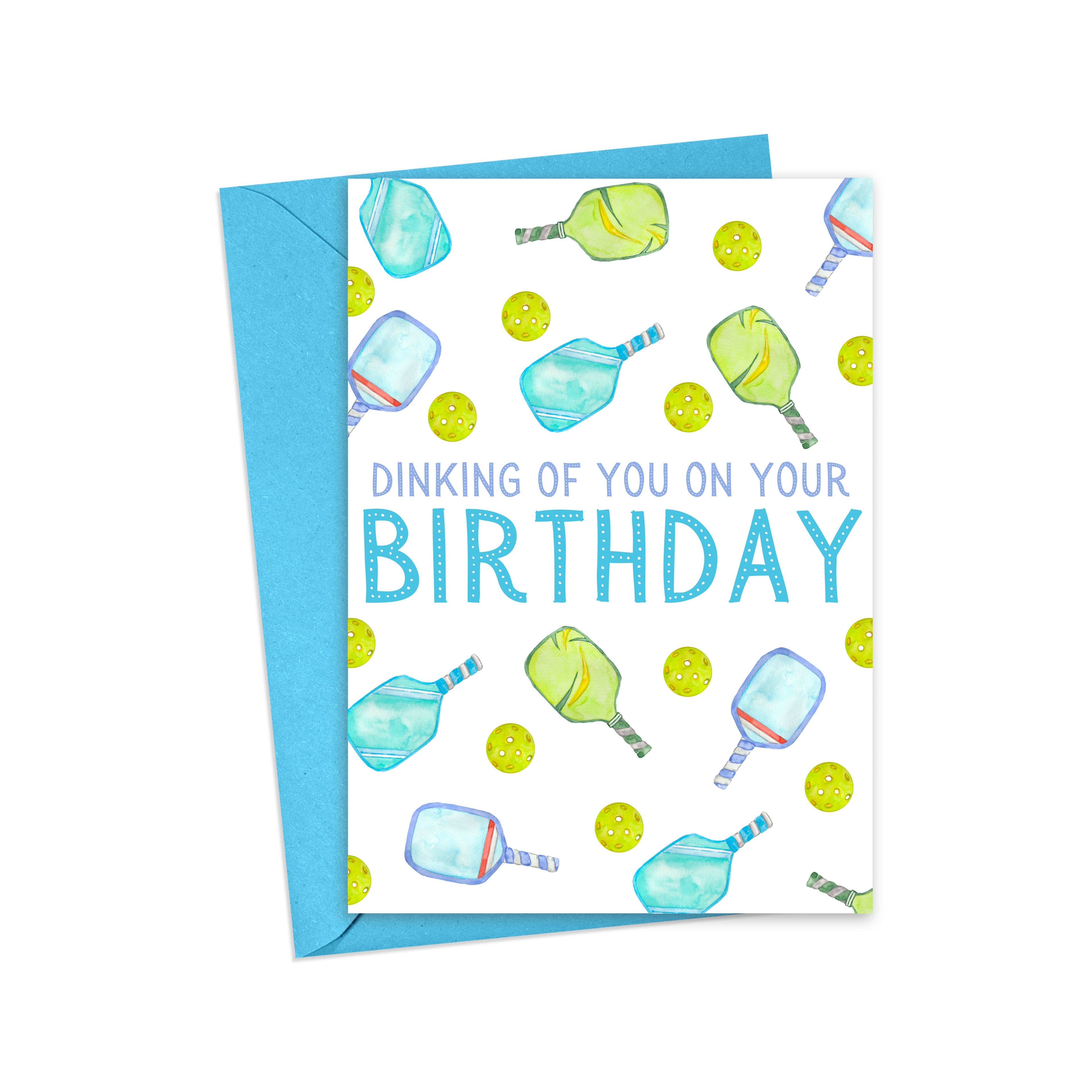 Dinking of You Birthday Card
