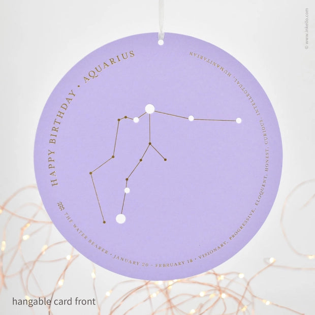 Birthday Constellation Cards
